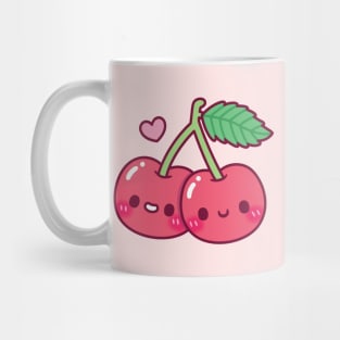 Cute Pair Of Red Cherries Mug